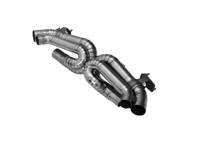 Sports exhaust silencer valved bypass x pipe titanium. Porsche 992 / 992.1 GTS / 992.1 turbo / 992.1 Dakar - 992251062A, 992298019 - 9M992298019